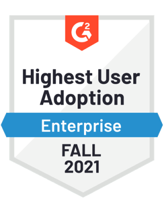 Highest User Adoption Enterprise Fall 2021