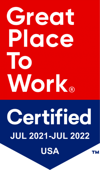 Great Place to Work Certified July 2021 - July 2022 USA